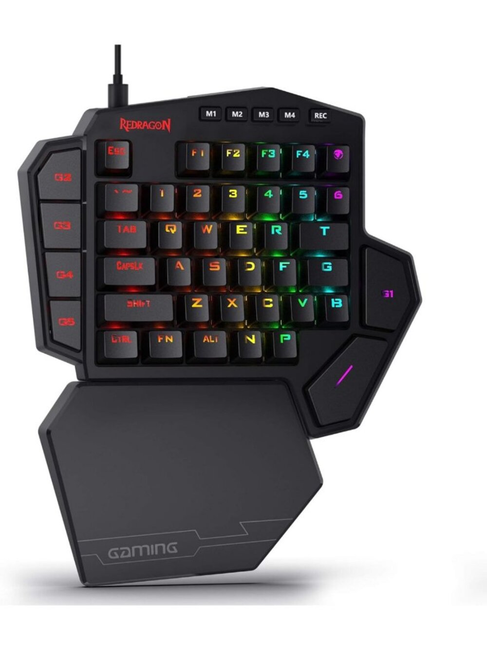 One-Handed RGB Gaming Keypad with 42 Tactical Keys for Ultimate Performance